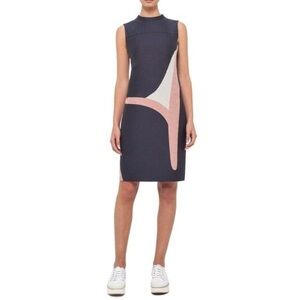 Akris Punto Coastal Chart Print Shift Dress